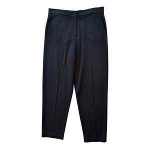 St. John Black Knitted Straight Pants, Never Worn, Tag Still On
